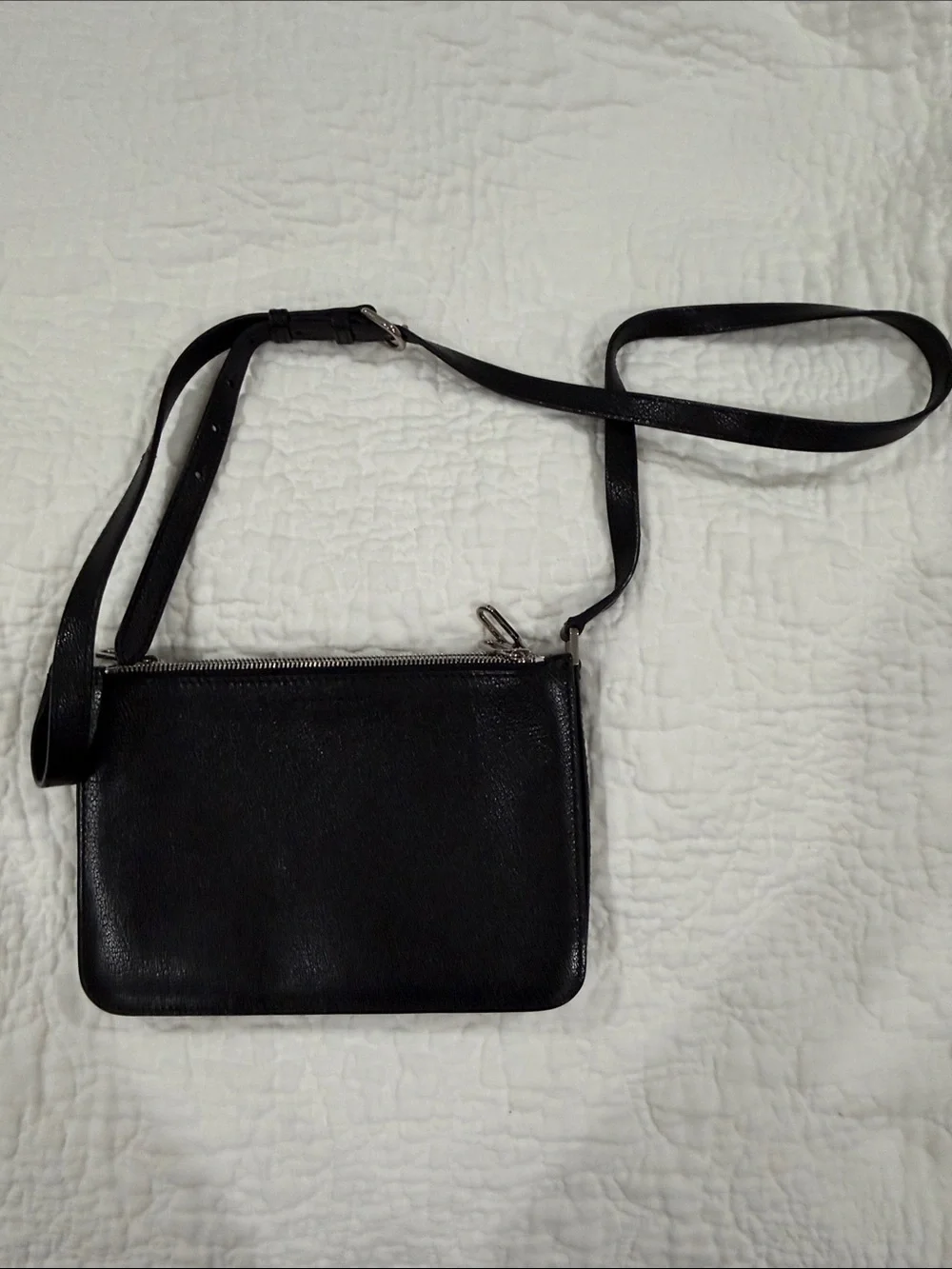 Burberry Black Leather Crossbody Bag